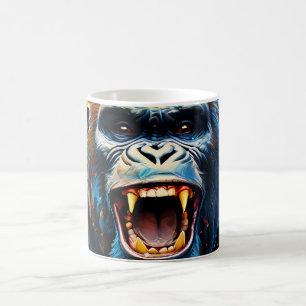 Glimlachende gorilla koffiemok