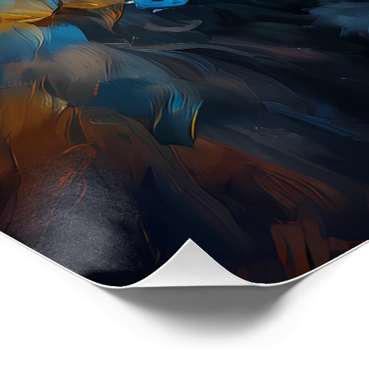 Glimlachende gorilla perfect poster (Hoek)