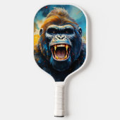 Glimlachende gorilla pickleball paddle (Achterkant)