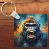 Glimlachende gorilla sleutelhanger (Voorkant)