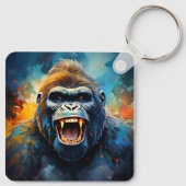Glimlachende gorilla sleutelhanger (Achterkant)