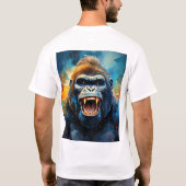 Glimlachende gorilla t-shirt (Achterkant)