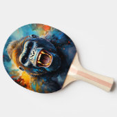 Glimlachende gorilla tafeltennisbatje (Zijkant)