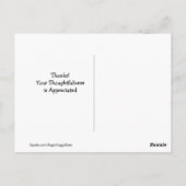 Glimlachende Goudharige Retriever met Bloemen Beda Briefkaart (Achterkant)