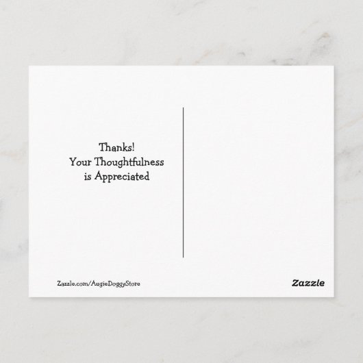 Glimlachende Goudharige Retriever met Bloemen Beda Briefkaart (Achterkant)