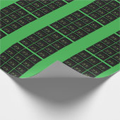 Glimlachende groene ogen kat cadeaupapier (Hoek)