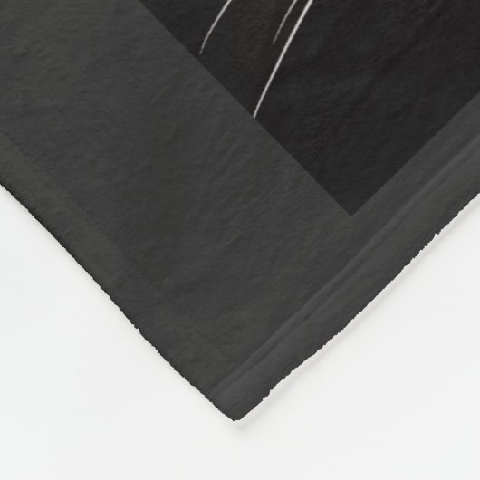 Glimlachende groene ogen kat fleece deken (Hoek)