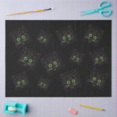 Glimlachende groene ogen kat tissuepapier (Craft)