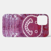 Glimlachende Happy Face Tie Dye PhatDyes Case-Mate iPhone Case (Achterkant (horizontaal))