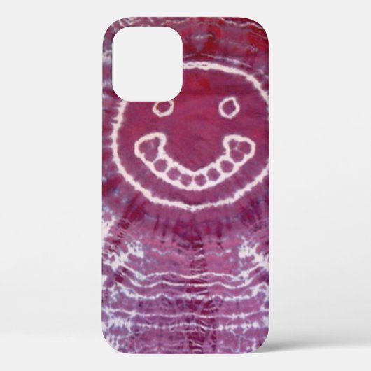 Glimlachende Happy Face Tie Dye PhatDyes Case-Mate iPhone Case (Achterkant)