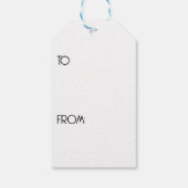 Glimlachende Happy Llama Alpaca cartoon Animal Dra Cadeaulabel (Achterkant)