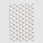 Glimlachende Happy Llama Alpaca cartoon Animal Dra Golfhanddoek (Voorkant)