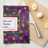 Glimlachende Jack van Lantern Pumpkins Bokeh Patro Theedoek (Quarter Fold)