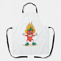 Glimlachende Jalapeño Cartoon illustratiekarakter