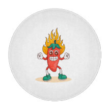 Glimlachende Jalapeño Cartoon illustratiekarakter