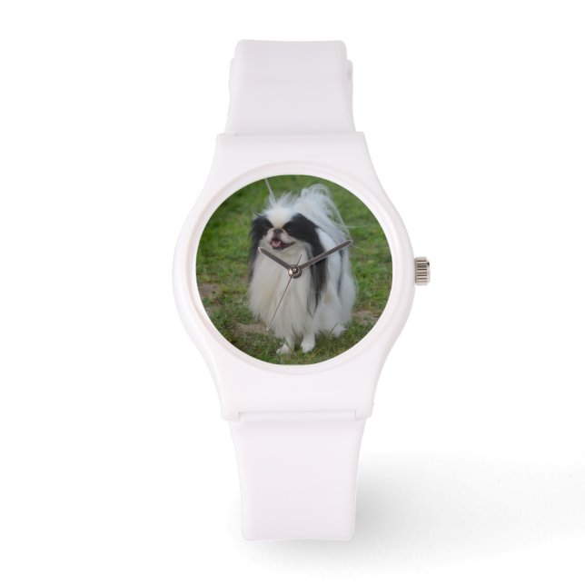 Glimlachende Japanse kin Horloge (Voorkant)