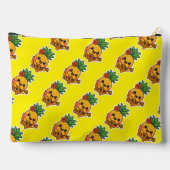 Glimlachende Kawaii Ananas – Tropisch Etui (Achterkant)