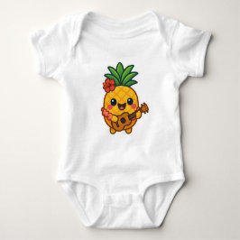 Glimlachende Kawaii Ananas – Tropisch Romper