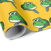 Glimlachende Kikker Cadeaupapier (Rol Hoek)