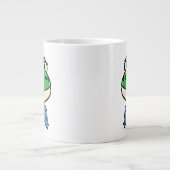 Glimlachende Kikker Grote Koffiekop (Voorkant)