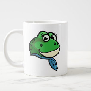 Glimlachende Kikker Grote Koffiekop