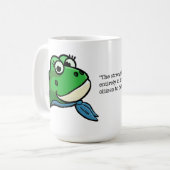 Glimlachende Kikker Koffiemok (Voorkant links)