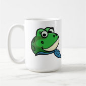 Glimlachende Kikker Koffiemok (Links)