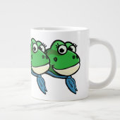 Glimlachende Kikkers Grote Koffiekop (Rechts)