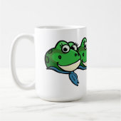 Glimlachende Kikkers Koffiemok (Links)