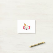 Glimlachende Kleine Clown Post-it® Notes (Op bureau)