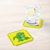 Glimlachende krokodil Cartoon-64836 Kartonnen Onderzetters (Insitu)