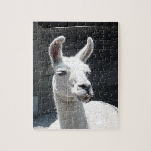 Glimlachende Lama Puzzel (Verticaal)