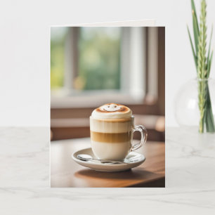Glimlachende Latte voor Verjaardag Kaart