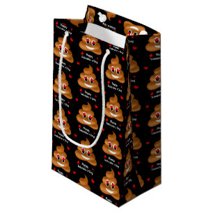 Glimlachende Love Poop Emoji Valentijnsdag Gift Ba Klein Cadeauzakje