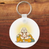 Glimlachende Maitreya Boeddha Sleutelhanger (Voorkant)