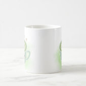 Glimlachende Matcha Latte Hart Mok (Center)