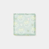 glimlachende matcha latte koppen Post-It Notes (Voorkant)