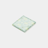 glimlachende matcha latte koppen Post-It Notes (Schuin)