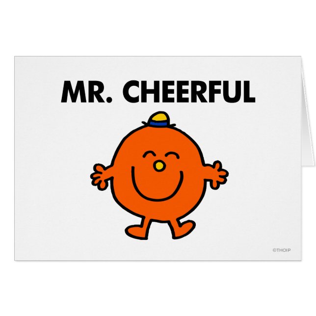 Glimlachende meneer Cheerful (Voorkant Horizontaal)