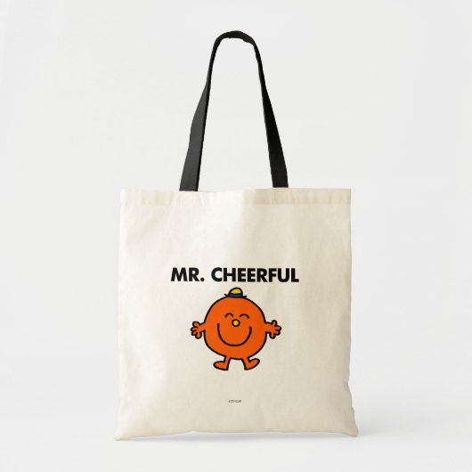 Glimlachende meneer Cheerful Tote Bag (Voorkant)