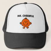 Glimlachende meneer Cheerful Trucker Pet (Voorkant)