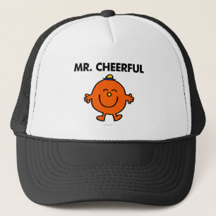 Glimlachende meneer Cheerful Trucker Pet