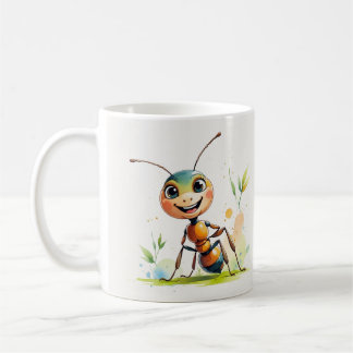 Glimlachende mier Mok Unique Coffee Cup