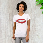 Glimlachende Mond Vrouwen T-shirt
