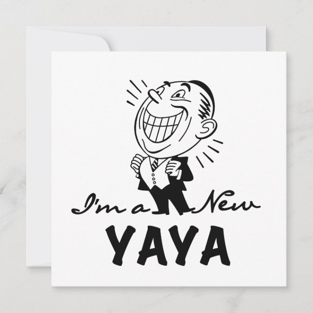 Glimlachende New Yaya Tshirts en geschenken (Voorkant)
