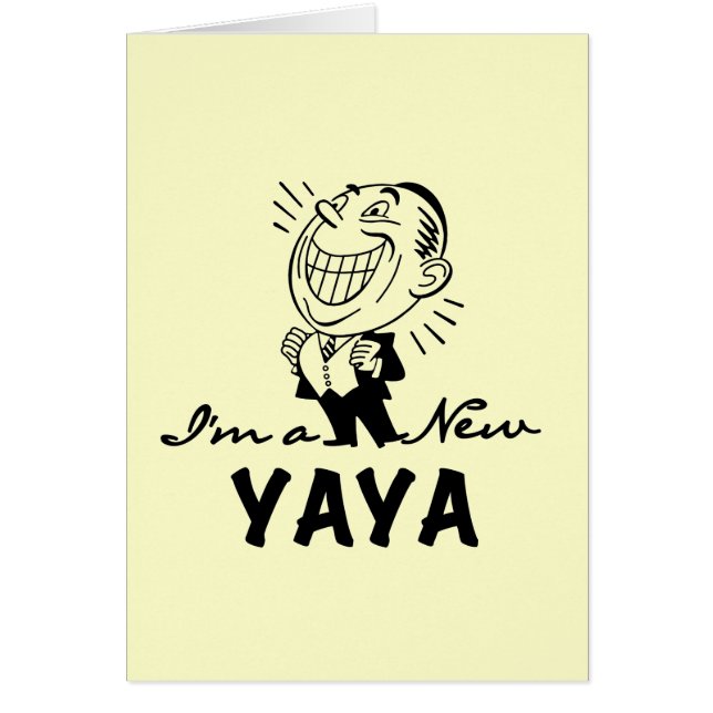 Glimlachende New Yaya Tshirts en geschenken (Voorkant)