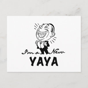 Glimlachende New Yaya Tshirts en geschenken Briefkaart