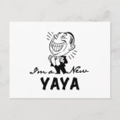 Glimlachende New Yaya Tshirts en geschenken Briefkaart (Voorkant)