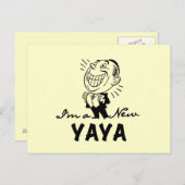 Glimlachende New Yaya Tshirts en geschenken Briefkaart (Voorkant / Achterkant)