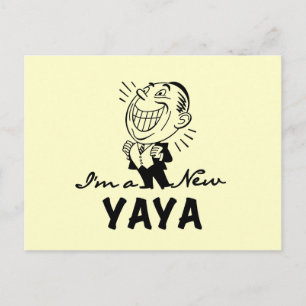 Glimlachende New Yaya Tshirts en geschenken Briefkaart